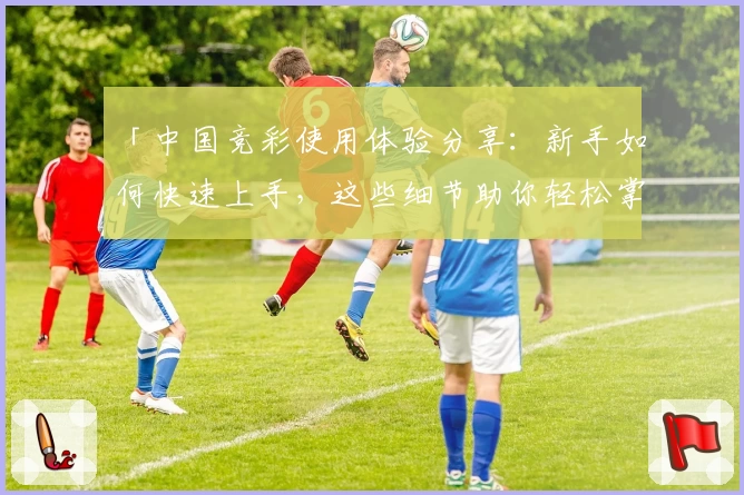 「中国竞彩使用体验分享:新手如何快速上手,这些细节助你轻松掌握」